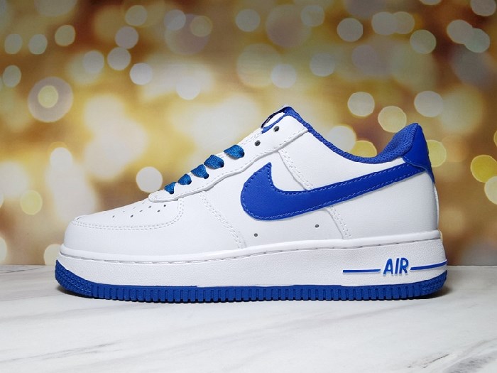 Women's Air Force 1 White/Royal Shoes 110